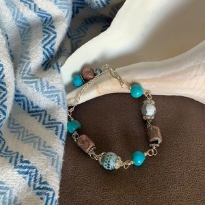 Handmade tennis bracelet